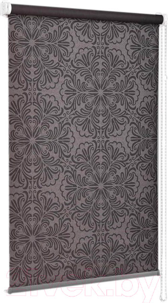 Изображение товара Рулонная штора Delfa Сантайм Металлик Принт СРШ-01МП 3592 (57x170, шоколад)