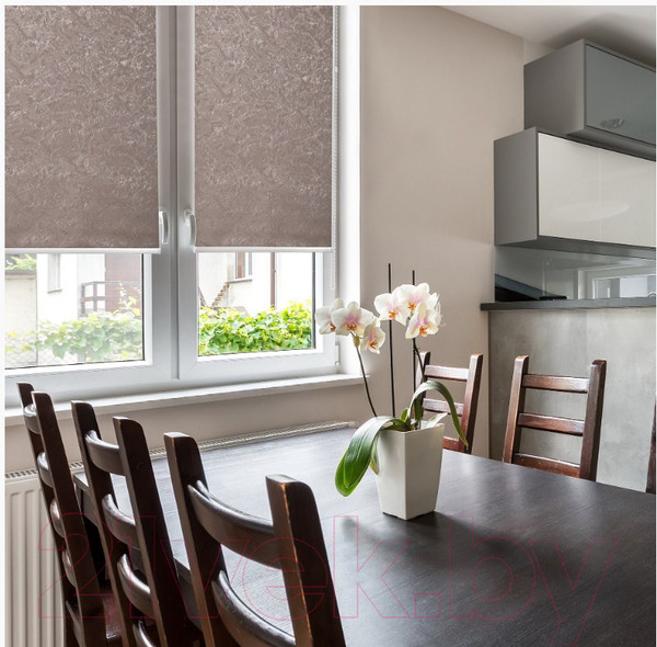 Изображение товара Рулонная штора Delfa Сантайм Венеция Термо-Блэкаут СРШ-01МП 79518 (62x170, тауп)