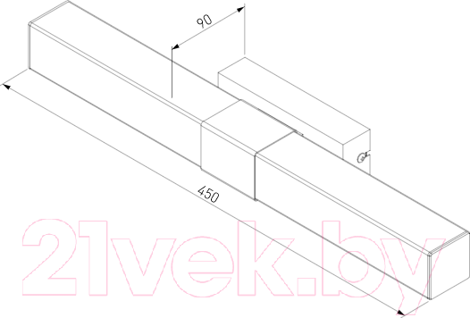Изображение товара Подсветка для картин и зеркал Elektrostandard Protera LED MRL LED 1008 (хром)