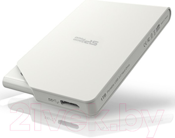 Изображение товара Внешний жесткий диск Silicon Power Stream S03 1TB White (SP010TBPHDS03S3W)