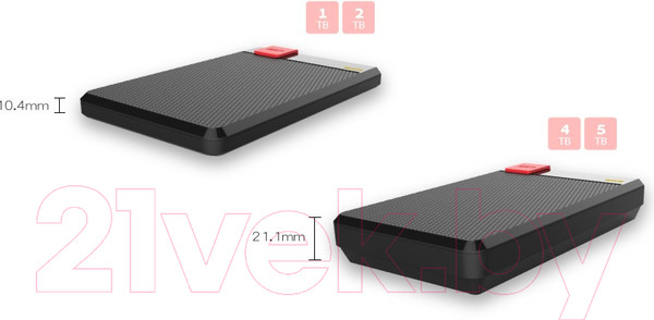 Изображение товара Внешний жесткий диск Silicon Power Diamond D30 2TB (SP020TBPHDD3SS3K)