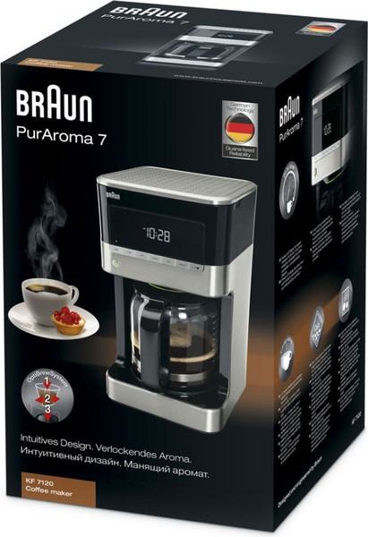 Изображение товара Капельная кофеварка Braun KF 7120BK