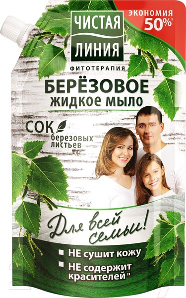 Изображение товара Мыло жидкое Чистая Линия Для всей семьи (500мл)