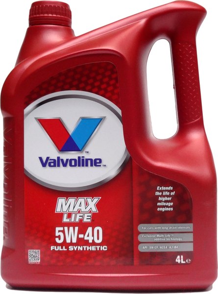 Изображение товара Моторное масло Valvoline Maxlife 5W40 / 872364 (4л)