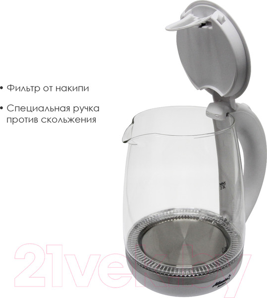 Изображение товара Электрочайник Atlanta АТН-2471 (белый)