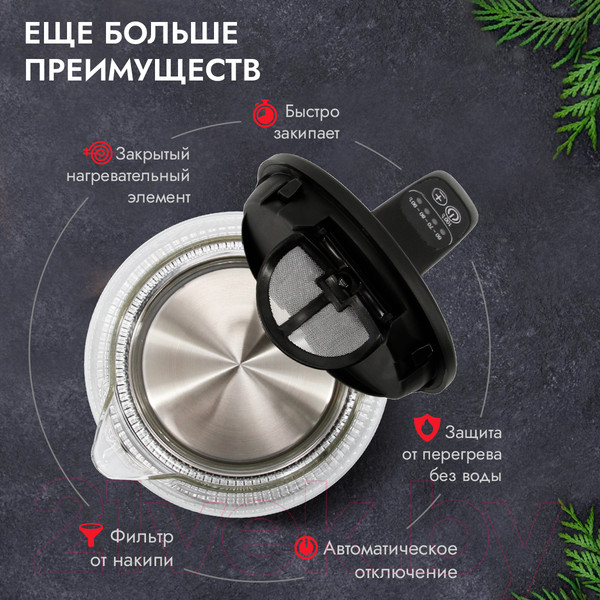 Изображение товара Электрочайник Atlanta АТН-2532 (черный)