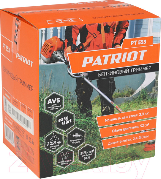 Изображение товара Триммер бензиновый PATRIOT PT 553 The One (1+1)