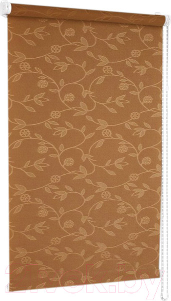 Изображение товара Рулонная штора Delfa Сантайм Жаккард Версаль СРШ-01М 8714 (68x170, какао)