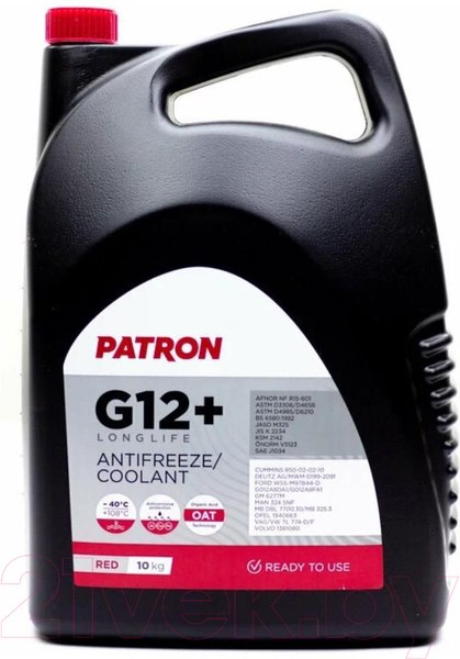 Изображение товара Антифриз Patron G12+ / PCF2010 (10кг, красный)