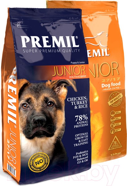Изображение товара Сухой корм для собак Premil Junior (15кг)