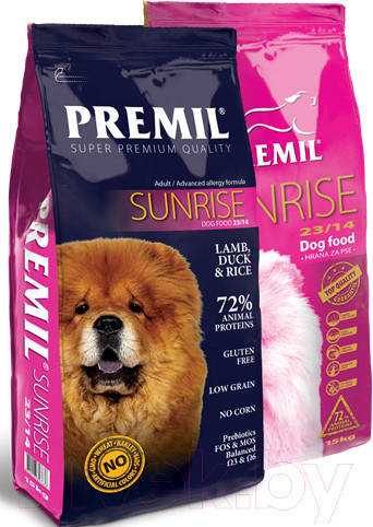 Изображение товара Сухой корм для собак Premil Sunrise (15кг)