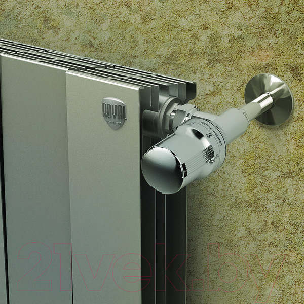 Изображение товара Радиатор биметаллический Royal Thermo PianoForte 500 Silver Satin (7 секций)