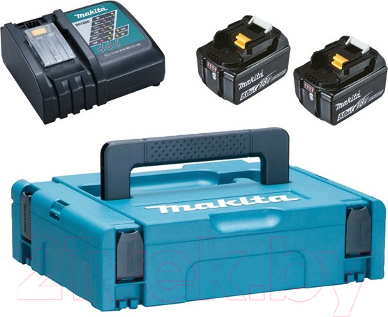 Изображение товара Набор аккумуляторов для электроинструмента Makita 198311-6 (с зарядным)