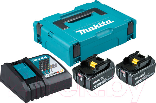 Изображение товара Набор аккумуляторов для электроинструмента Makita 198310-8 (с зарядным)