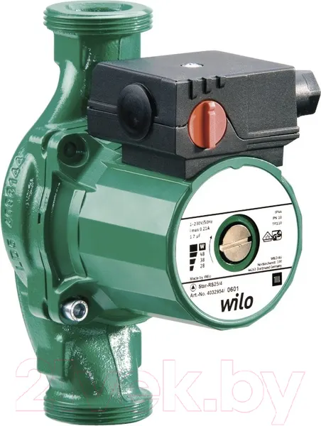 Изображение товара Циркуляционный насос Wilo STAR-RS 30/7 с гайками (4119792)