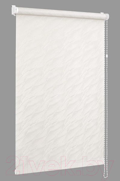 Изображение товара Рулонная штора Delfa Сантайм Жаккард Веда СРШ-01М 8318 (81x170, белый)