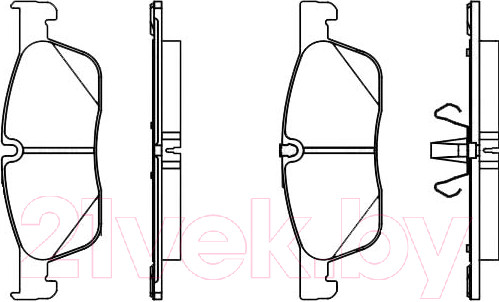 Изображение товара Тормозные колодки Bosch 0986494818
