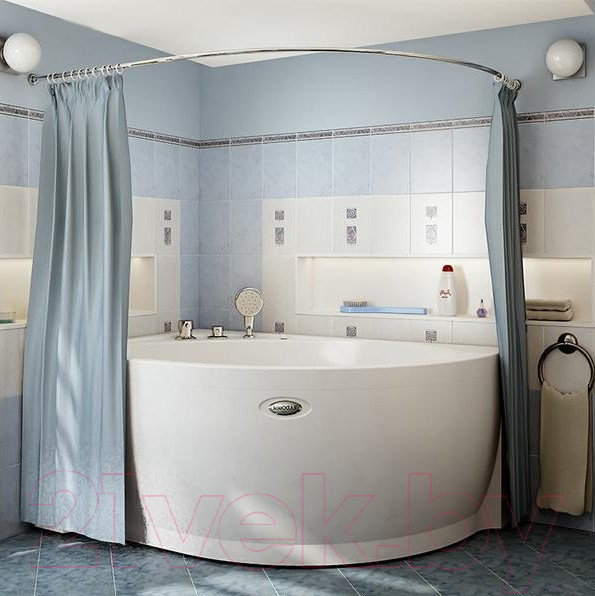 Изображение товара Ванна акриловая Radomir Альбена 168x120 L / 1-01-0-1-1-015