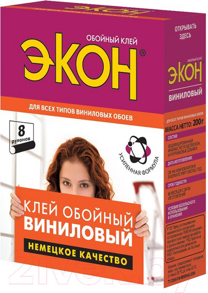 Изображение товара Клей для обоев Экон Виниловый (200г)