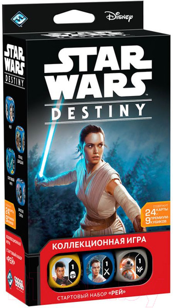 Изображение товара Настольная игра Мир Хобби Star Wars: Destiny Rey Starter Set / SWD02