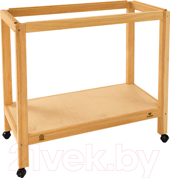 Изображение товара Подставка для клетки Ferplast Sumet Wood 80 / 90039050 (деревянная, серый/бежевый)