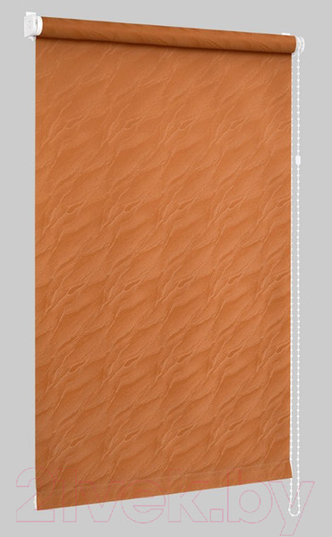 Изображение товара Рулонная штора Delfa Сантайм Жаккард Веда СРШ-01М 844 (57x170, терракотта)