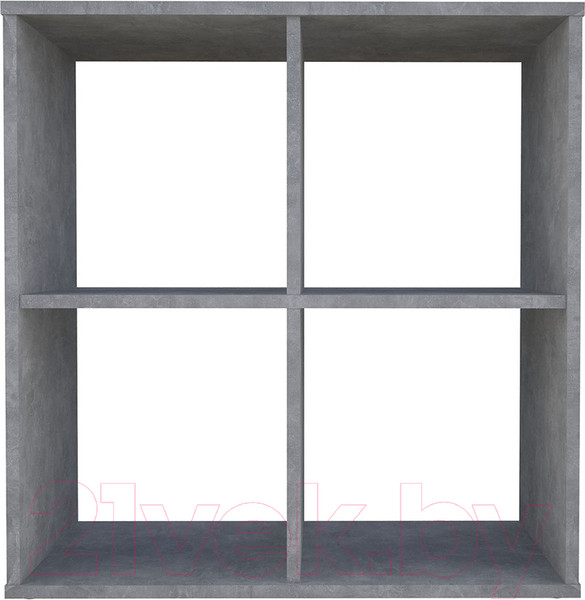 Изображение товара Стеллаж Polini Kids Home Smart Кубический 4 секции (бетон)