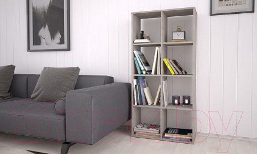 Изображение товара Стеллаж Polini Kids Home Smart Кубический 8 секции (бетон)