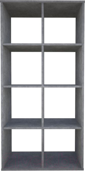 Изображение товара Стеллаж Polini Kids Home Smart Кубический 8 секции (бетон)