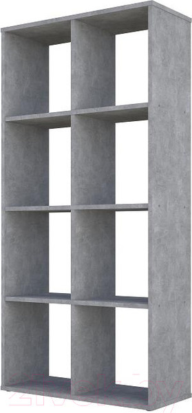 Изображение товара Стеллаж Polini Kids Home Smart Кубический 8 секции (бетон)
