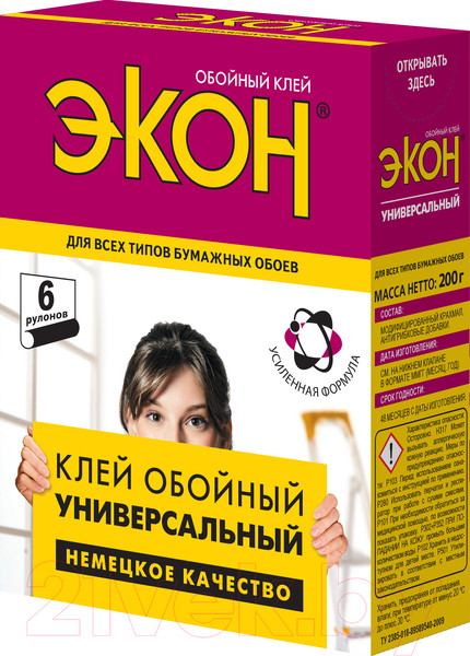 Изображение товара Клей для обоев Экон Универсальный (200г)