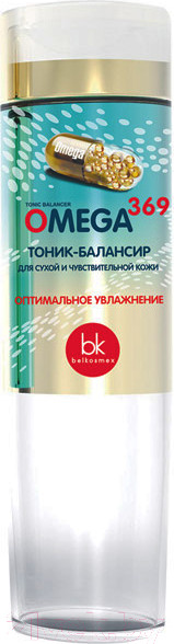 Изображение товара Тоник для лица BelKosmex Omega 369 балансир для сухой и чувствительной кожи (200мл)