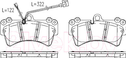 Изображение товара Тормозные колодки Patron PBP1626