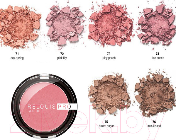 Изображение товара Румяна Relouis Pro Blush тон 77 Shiny Coral