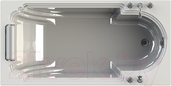 Изображение товара Ванна акриловая Radomir Анабель 170x85 / 4-01-4-0-1-417 (с подголовником)