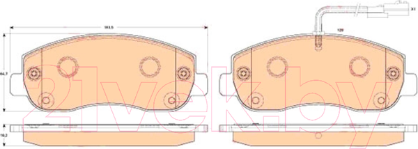 Изображение товара Тормозные колодки TRW GDB1910