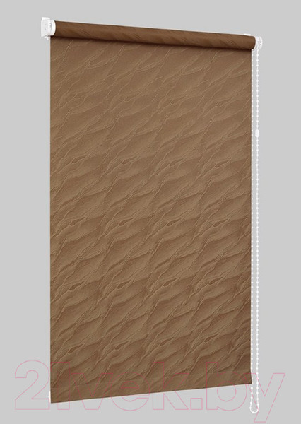Изображение товара Рулонная штора Delfa Сантайм Жаккард Веда СРШ-01М 827 (57x170, какао)