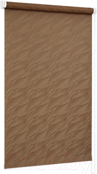 Изображение товара Рулонная штора Delfa Сантайм Жаккард Веда СРШ-01М 827 (115x170, какао)