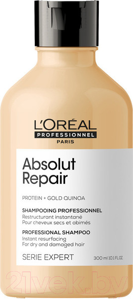 Изображение товара Шампунь для волос L'Oreal Professionnel Serie Expert Absolut Repair Gold Quinoa+Protein (300мл)