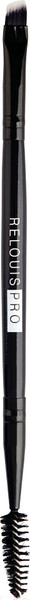 Изображение товара Кисть для макияжа Relouis Pro Brow&Eyeliner Brush двусторонняя для бровей