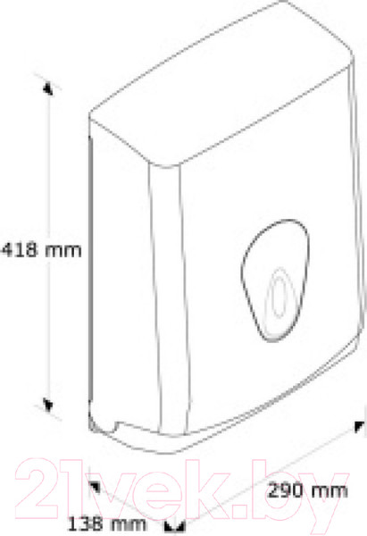 Изображение товара Держатель бумажных полотенец Merida Top Maxi PZ1TS / ATS101 (серая капля)