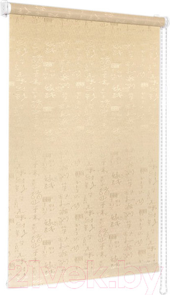 Изображение товара Рулонная штора Delfa Сантайм Жаккард Азия СРШ-01М 25101 (34x170, бежевый)