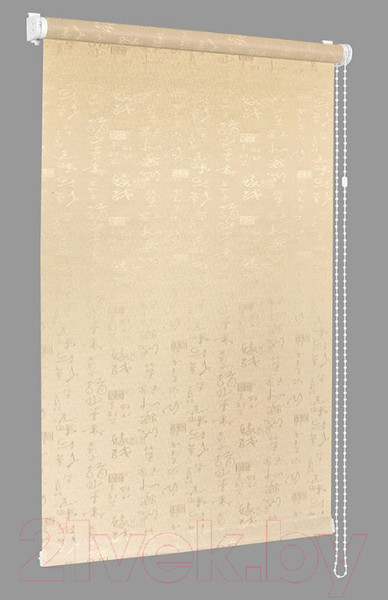 Изображение товара Рулонная штора Delfa Сантайм Жаккард Азия СРШ-01М 25101 (62x170, бежевый)