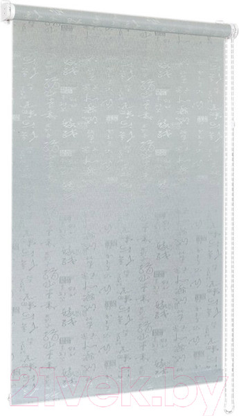 Изображение товара Рулонная штора Delfa Сантайм Жаккард Азия СРШ-01М 25104 (95x170, серый)