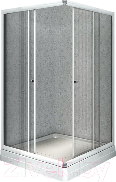 Изображение товара Душевой уголок Radomir 100x110 L / 1-03-1-1-0-1231 (матовое стекло)