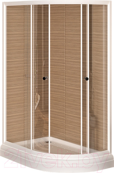 Изображение товара Душевой уголок Radomir 120x80 L / 1-03-1-1-0-0080 (прозрачное стекло)