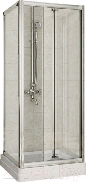 Изображение товара Душевой уголок Radomir Люкс 80 / 1-03-2-0-0-0991 (матовое стекло)