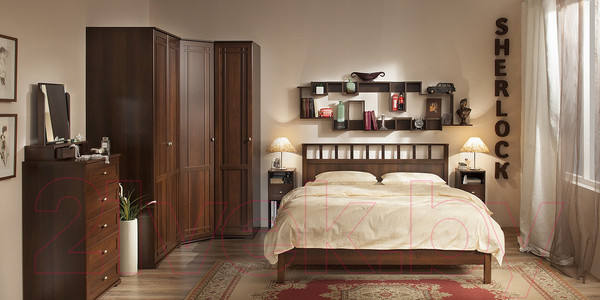 Изображение товара Тумба Глазов Sherlock 51 (орех шоколадный)