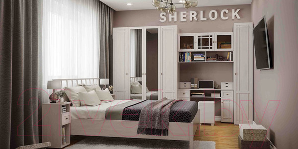 Изображение товара Тумба Глазов Sherlock 51 (ясень анкор светлый)