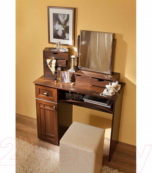Изображение товара Туалетный столик Глазов Sherlock 53 (орех шоколадный)